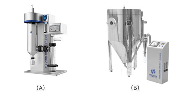 A-小型喷雾干燥仪H-Spray Mini;B-中试型喷雾干燥机H-Spray S A-小型喷雾干燥仪H-Spray Mini;B-中试型喷雾干燥机H-Spray S